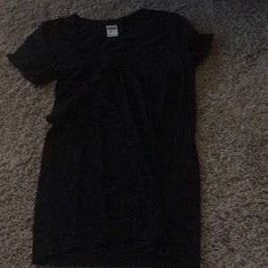 Black V-Nexk T-Shirt by PINK